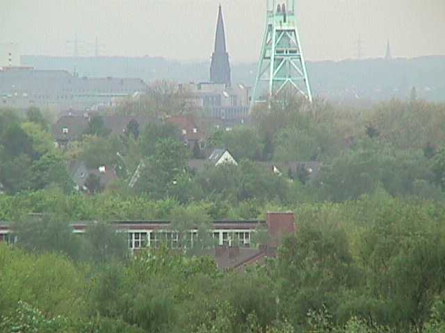 Blick von Tippelsberg nach Süden auf
das Stadtparkviertel